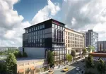 Best new hotels in Asheville NC - Moxy Asheville (Sep 2024) - Hyatt Place AVL Airport (Upcoming 2025) - Flat Iron Hotel (2024) - Embassy Suites Downtown (2024)